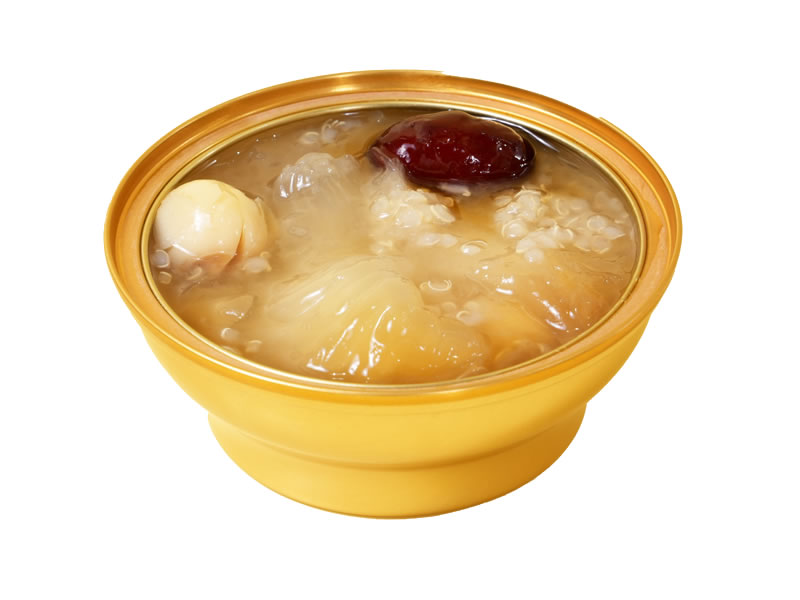 银耳莲子鲜炖花胶